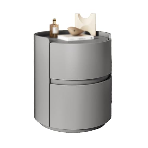 GPDNBIEU, Moderner Bett-Nachttisch, kleiner Tischständer mit Stauraum, Kommode for Schlafzimmer, Nachttische aus Holz, Nachttisch-Beistelltische for und Wohnzimmer(Light Grey,40x40x50cm) von GPDNBIEU