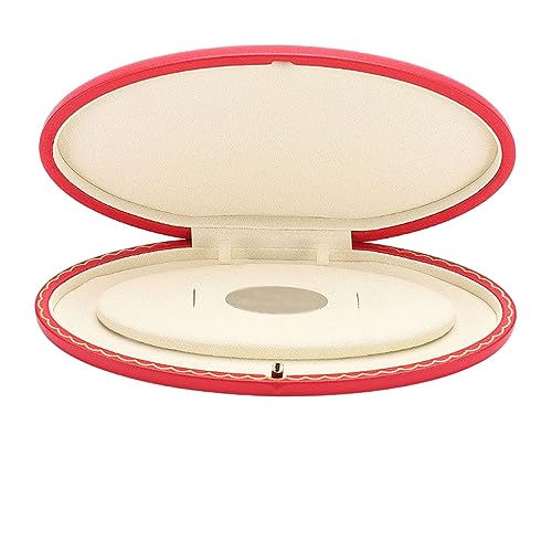 GPDNBIEU, Schmuckschatulle aus PU-Leder, Aufbewahrungsbox for Halsketten, Ohrringe, for Frauen, Ehefrau, Mutter, Freundin, Frauen und Mädchen(C) von GPDNBIEU
