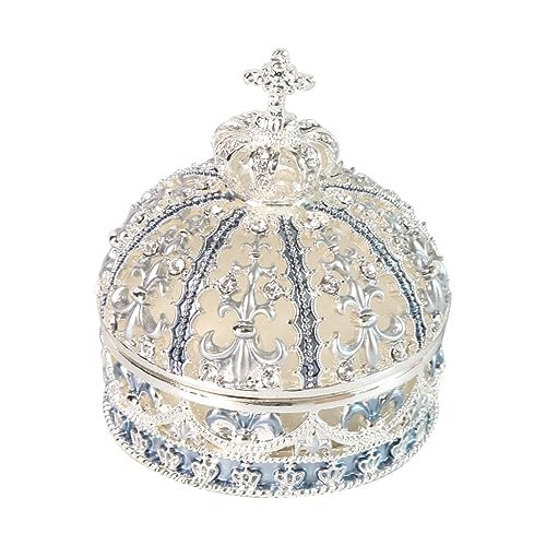 GPDNBIEU, Schmuckschatulle im europäischen Stil, Kronenring-Box, Prinzessinnen-Stil, Schmuckkästchen, Schmuckhalter for Ringe, Frauen, Mädchen, Geschenke, Frauen und Mädchen GPDNBIEU, Schmuckschatulle im europäischen Stil, Kronenring-Box, Prinzessinnen-Stil, Schmuckkästchen, Schmuckhalter for Ringe, Frauen, Mädchen, Geschenke, Frauen und Mädchen von GPDNBIEU