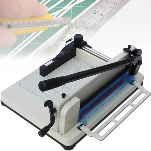 GPECTIFO A4-Papierschneider, Maßstab, Lineal, Raster, Verstellbarer Kartonschneider mit automatischem Sicherheitsschutz und seitlichen Linealen for Bürokopier- und Druckereien GPECTIFO A4-Papierschneider, Maßstab, Lineal, Raster, Verstellbarer Kartonschneider mit automatischem Sicherheitsschutz und seitlichen Linealen for Bürokopier- und Druckereien von GPECTIFO