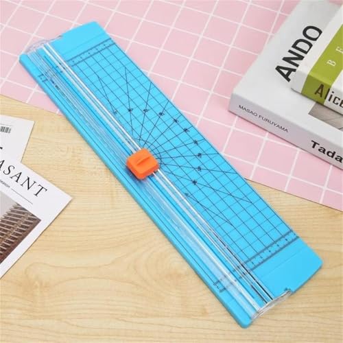 GPECTIFO A4 Papierschneider Papierschneider Basteln Foto Scrapbook DIY Office Home Schreibwaren Messer(Blu) von GPECTIFO