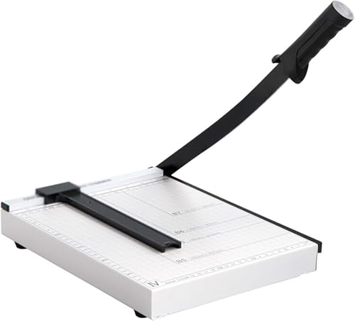 GPECTIFO A4-Papierschneider aus Holz, Guillotine-Schneider auf Metallbasis, Schneiden von Normalpapier und Fotos, robust und praktisch GPECTIFO A4-Papierschneider aus Holz, Guillotine-Schneider auf Metallbasis, Schneiden von Normalpapier und Fotos, robust und praktisch von GPECTIFO