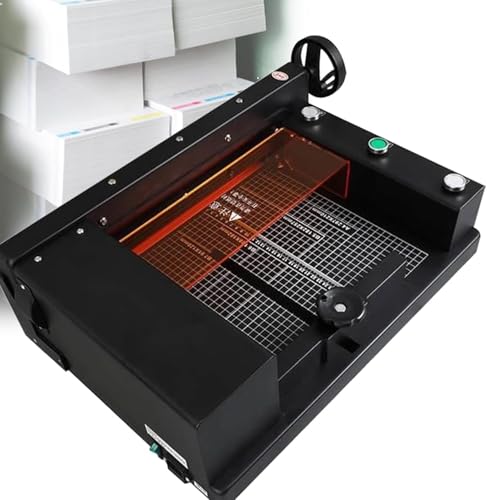 GPECTIFO Elektrischer Papierschneider, Hochleistungs-Elektro-Papierschneider, Automatischer Guillotine-Papierschneider (mit Rasterlinie 0-300 mm), Büro, Zuhause, Schule von GPECTIFO