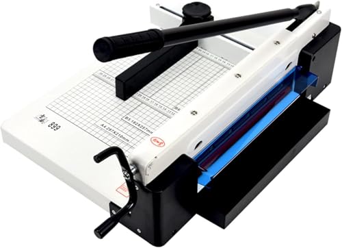 GPECTIFO Guillotine-Papierschneider mit automatischem Sicherheitsschutz und Seitenlinealen for Scrapbooking, Etiketten, Coupons, Karten, Bastelpapier und Fotos GPECTIFO Guillotine-Papierschneider mit automatischem Sicherheitsschutz und Seitenlinealen for Scrapbooking, Etiketten, Coupons, Karten, Bastelpapier und Fotos von GPECTIFO