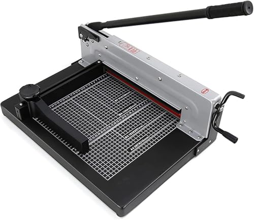 GPECTIFO Hochleistungs-Guillotine-Schneidemaschine mit Gitterlinien, 400-Blatt-Stapelschneider, Hochleistungs-Gewerbeschneider, Papierstärke 40 mm, Metallbasis GPECTIFO Hochleistungs-Guillotine-Schneidemaschine mit Gitterlinien, 400-Blatt-Stapelschneider, Hochleistungs-Gewerbeschneider, Papierstärke 40 mm, Metallbasis von GPECTIFO