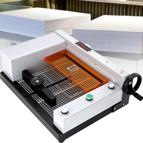 GPECTIFO Hochleistungs-Papierschneider, Industrie-Papierschneider, A4, motorisierter Papierschneider, motorisierter Papierschneider, Schnittstärke 40 mm, mit transparentem Schneidführungsgitter GPECTIFO Hochleistungs-Papierschneider, Industrie-Papierschneider, A4, motorisierter Papierschneider, motorisierter Papierschneider, Schnittstärke 40 mm, mit transparentem Schneidführungsgitter von GPECTIFO