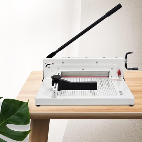 GPECTIFO Industrie-Papierschneider, A4, Hochleistungs-Papierschneider, robuste 400-Blatt-Guillotine mit klarem Schneideführungsgitter for Büros, Schulen und Druckereien GPECTIFO Industrie-Papierschneider, A4, Hochleistungs-Papierschneider, robuste 400-Blatt-Guillotine mit klarem Schneideführungsgitter for Büros, Schulen und Druckereien von GPECTIFO