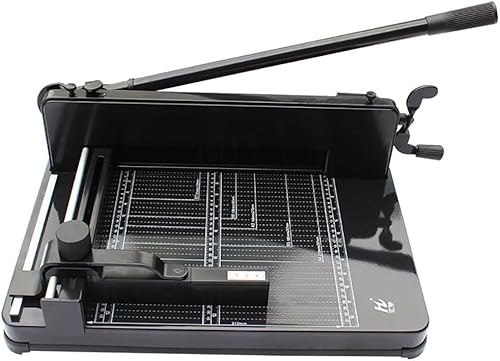 GPECTIFO Robuster Guillotine-Papierschneider, 0,1–40 mm Dicke, mit Skalenmarkierungen und Sicherheitshülle for Karton, Karton, Leder, Büro, Zuhause, Schule GPECTIFO Robuster Guillotine-Papierschneider, 0,1–40 mm Dicke, mit Skalenmarkierungen und Sicherheitshülle for Karton, Karton, Leder, Büro, Zuhause, Schule von GPECTIFO