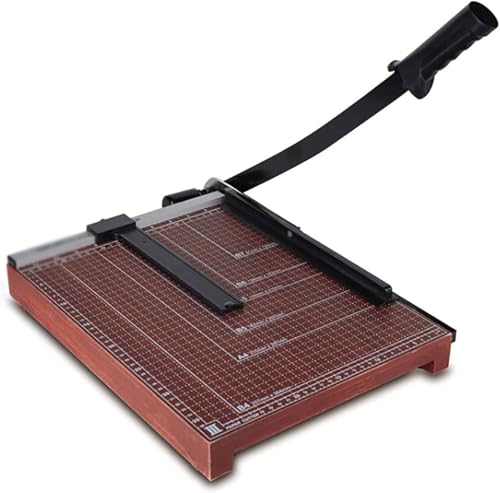 GPECTIFO Schneidemaschine mit Griff, manueller Papierschneider im A4-Format, Papierschneider, Gitter, Fotoschneider, Guillotine, Bastelmaschine for Coupons, Etiketten, Karton von GPECTIFO