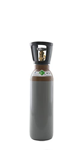 Gase Partner Helium 4.6 5 Liter Flasche/NEUE Gasflasche (Eigentumsflasche), gefüllt mit Helium 4.6 (Reinheit 99,996%) / 10 Jahre TÜV ab Herstelldatum/EU Zulassung - Globalimport von GPG Gase-Partner GmbH