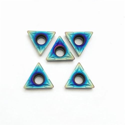 GPRTKULE Drehwerkzeuge 10 Stück Nano-Blau TCMT090204 KT7030 Hartmetalleinsatz Externe TCMT090204 Schneidklinge GPRTKULE Drehwerkzeuge 10 Stück Nano-Blau TCMT090204 KT7030 Hartmetalleinsatz Externe TCMT090204 Schneidklinge von GPRTKULE