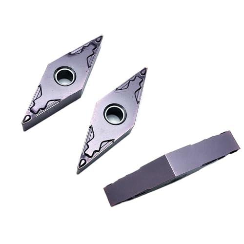 GPRTKULE Drehwerkzeuge 10 Stück VNMG160404HQ VNMG160408HQ RP930 Hartmetalleinsatz CNC-Drehmaschine Schneidwerkzeug Externe Edelstahlverarbeitung(VNMG160404HQ RP930) von GPRTKULE