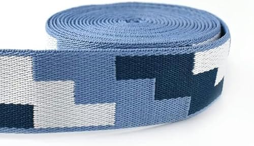 2 Meter 38 mm dickes Polyester-Jacquard-Gurtband für Gepäckdekoration, Gürtelband, DIY-Taschen, Schultergurt, Textilzubehör-07 2 Meter 38 mm dickes Polyester-Jacquard-Gurtband für Gepäckdekoration, Gürtelband, DIY-Taschen, Schultergurt, Textilzubehör-07 von GPRTPL