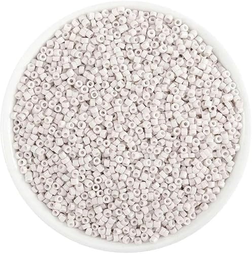 Glasperlen, kleine Rocailles-Perlen, 1800 Stück, 2 mm, farbige Glasperlen, Abstandshalterperlen zum Basteln, Armbändern, Schmuckherstellung, Zubehör-Grau-Rosa-2 mm, 1800 Stück Glasperlen, kleine Rocailles-Perlen, 1800 Stück, 2 mm, farbige Glasperlen, Abstandshalterperlen zum Basteln, Armbändern, Schmuckherstellung, Zubehör-Grau-Rosa-2 mm, 1800 Stück von GPRTPL