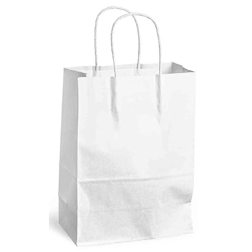GPV 10 x Griffsäcke, gedreht, Kraftpapier, 100 g, Größe L, 40 x 16 x 45 cm, Weiß GPV 10 x Griffsäcke, gedreht, Kraftpapier, 100 g, Größe L, 40 x 16 x 45 cm, Weiß von GPV