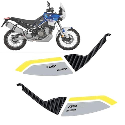 GQUIKGW Motorradaufkleber Aufkleber Motorradzubehör 3D Epoxidharz Aufkleber Schutz Motorrad Tankpad Für Aprilia Für Tuareg 660 2022-2023 von GQUIKGW