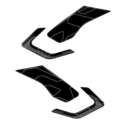 GQUIKGW Motorradaufkleber Motorrad-Seitentank-Pad-Schutzaufkleber Für BMW R1300GS R 1300 GS 2023 2024 3D-Epoxidharz-Aufkleber Zubehör(Nero) von GQUIKGW