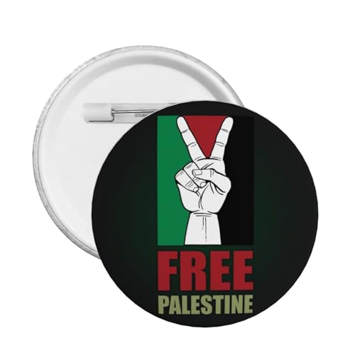 Free Palestine (2) Pin Support Palestine Pin We Stand With Palestine Badges Button Pins Button Badge Button Pin rund 20 Stück groß von GQWJKSZ