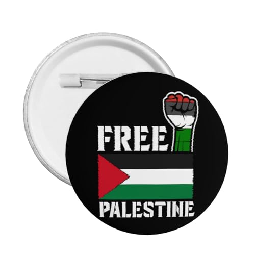 Free Palestine (4) Pin Support Palestine Pin We Stand With Palestine Badges Button Pins Button Badge Button Pin rund 12 Stück groß von GQWJKSZ