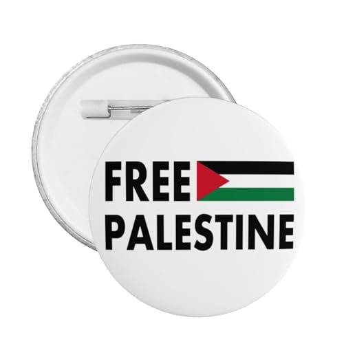 Free Palestine (6) Pin Support Palestine Pin We Stand With Palestine Badges Button Pins Button Badge Button Pin Rund 12 Stück Medium von GQWJKSZ