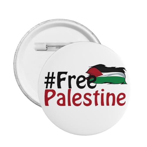 Free Palestine (7) Pin Support Palestine Pin We Stand With Palestine Badges Button Pins Button Badge Button Pin Rund 5 Stück Medium von GQWJKSZ