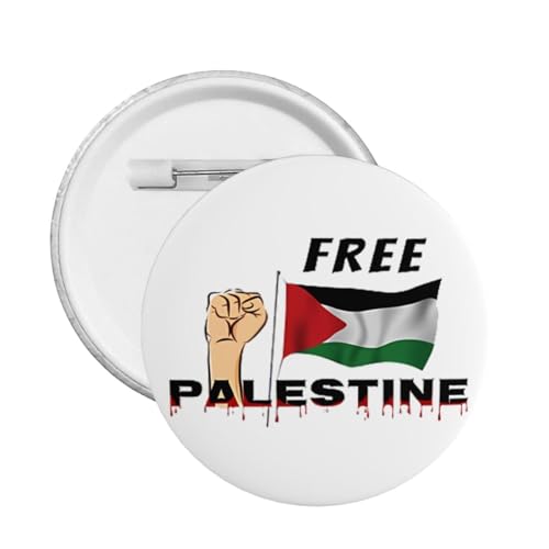 Free Palestine (8) Pin Support Palestine Pin We Stand With Palestine Badges Button Pins Button Badge Button Pin Rund 1 Stück Klein von GQWJKSZ