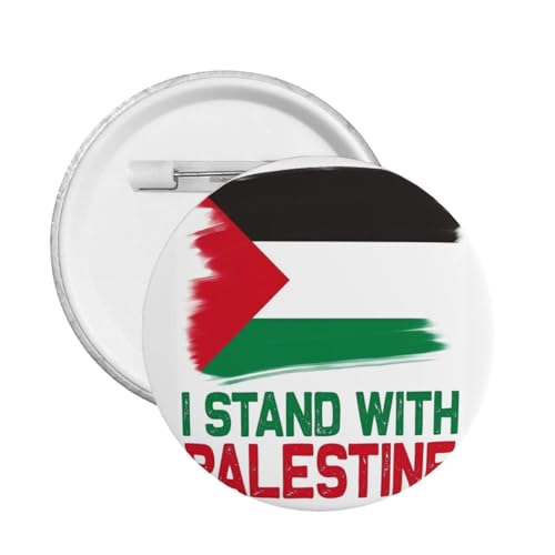 „I Stand With Palestine Free Palestine Flag-Pin „Support Palestine-Pin „We Stand With Palestine-Abzeichen, Button-Pins, Button-Abzeichen, Button-Pin, rund, 1 Stück, klein „I Stand With Palestine Free Palestine Flag-Pin „Support Palestine-Pin „We Stand With Palestine-Abzeichen, Button-Pins, Button-Abzeichen, Button-Pin, rund, 1 Stück, klein von GQWJKSZ