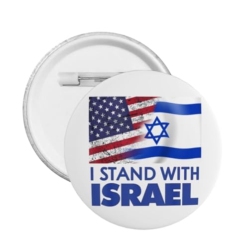 „Ich stehe mit Israel-Anstecker „Bete für Israel stark-Anstecker „Amerikaner stehen mit Israel-Anstecker „Unterstützen Sie Israel-Anstecker „Wir stehen mit Israel-Abzeichen Button-Anstecker Butto von GQWJKSZ