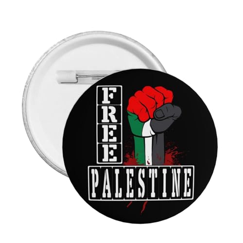 Kostenloser Palästina-Pin „Support Palestine-Pin „Wir stehen mit Palästina-Abzeichen, Button-Pins, rund, 5 Stück, groß Kostenloser Palästina-Pin „Support Palestine-Pin „Wir stehen mit Palästina-Abzeichen, Button-Pins, rund, 5 Stück, groß von GQWJKSZ