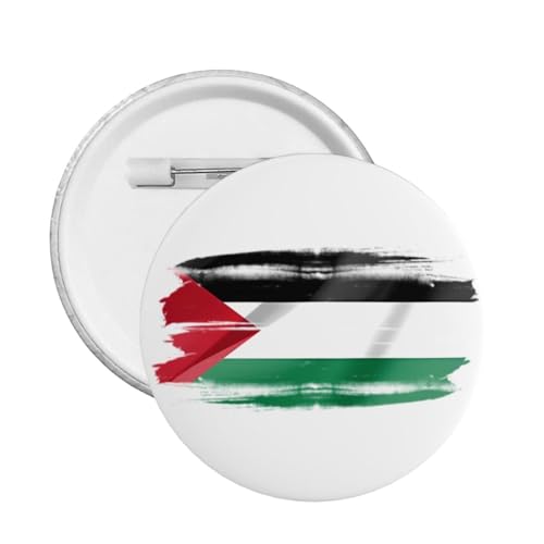 Palästina-Flagge (3) Pin Support Palestine Pin We Stand With Palestine Badges Button Pins Button Badge Button Pin Rund 20 Stück Medium von GQWJKSZ