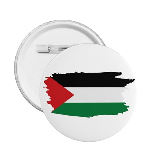 Palästina-Flagge (4) Pin Support Palestine Pin We Stand With Palestine Badges Button Pins Button Badge Button Pin rund 5 Stück klein von GQWJKSZ
