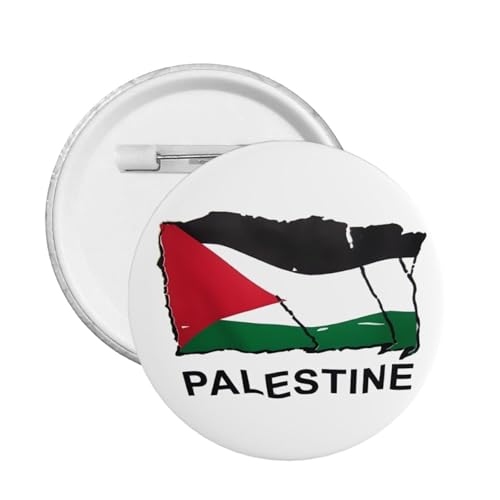 Palästina-Flagge (6) Pin Support Palestine Pin We Stand With Palestine Badges Button Pins Button Badge Button Pin rund 1 Stück klein von GQWJKSZ