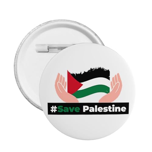 Save Palestine Palästina-Flaggen-Pin „Support Palestine-Pin „Wir stehen mit Palästina-Abzeichen, Button-Pins, Button-Abzeichen, Button-Pin, rund, 5 Stück, klein Save Palestine Palästina-Flaggen-Pin „Support Palestine-Pin „Wir stehen mit Palästina-Abzeichen, Button-Pins, Button-Abzeichen, Button-Pin, rund, 5 Stück, klein von GQWJKSZ