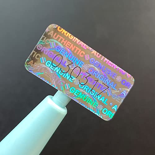 GQYHLABO Garantiemarken, 280 Stück, Silber, 20 x 10 mm, mit Hologramm-Etikett mit Seriennummer, manipulationssicher, selbstklebend, für Papier, Karton, Glas, Kunststoff, Folie uvm. GQYHLABO Garantiemarken, 280 Stück, Silber, 20 x 10 mm, mit Hologramm-Etikett mit Seriennummer, manipulationssicher, selbstklebend, für Papier, Karton, Glas, Kunststoff, Folie uvm. von GQYHLABO