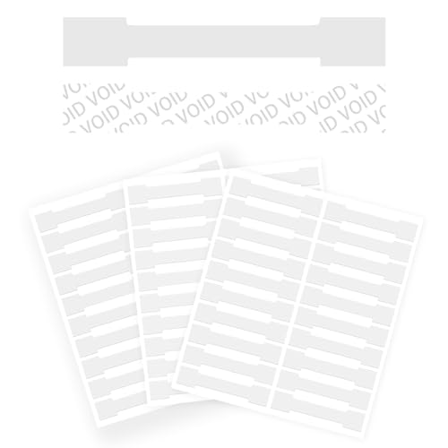 Transparentes Siegel-Etikett, manipulationssicherer Aufkleber des Umschlagskastens, Sicherheitsetikettenaufkleber (Knochen) von GQYHLABO
