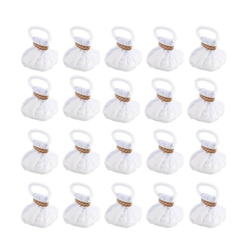 20 Stück Wurf Luftschlangen Bombe Luftschlangen Werfen Konfetti Wurf Luftschlangen Hochzeit Party Kanone Luftschlangen Bombe Luftschlangen Geburtstag Bunt Hand Throwing Ribbon (Weiße) von GQunit