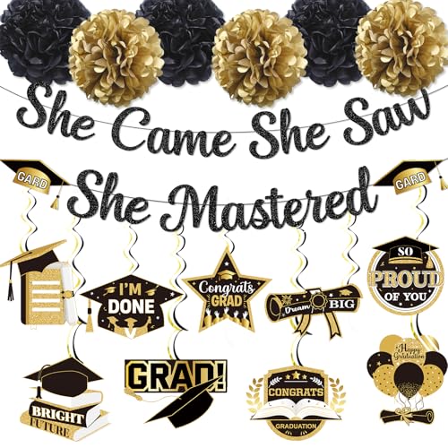 6H-she mastersd black41125 Spielzeug & Spiele›Partyzubehör›Dekorationen›Banner von GRACEN