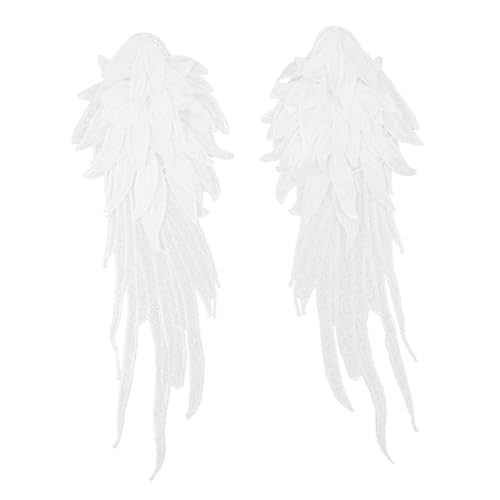 GRADENEVE 1 Paar Bestickte Flügel, Hilfsmaterialien, Bestickte Flügel Patches, Kostüm Applikation, Kleidungs Patch, Kleidungsstück, Kleidungs Applikationen, Kleidungs Näh Applikationen, von GRADENEVE