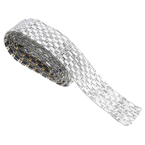 GRADENEVE 1 Rolle Rhinestone Band Selbstklebendes Glitzerband für DIY Kleidung Breit Reihig Kostüm Zubehör Strapazierfähiger Stoffbesatz für Bastelprojekte Feiern und GRADENEVE 1 Rolle Rhinestone Band Selbstklebendes Glitzerband für DIY Kleidung Breit Reihig Kostüm Zubehör Strapazierfähiger Stoffbesatz für Bastelprojekte Feiern und von GRADENEVE