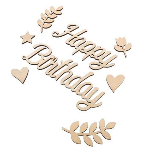 GRADENEVE 1 Set „Happy Birthday“ Holzausschnitte, Holz, Bankett, Party, Geburtstag, Holzschild, Holzschild „Happy Birthday“, Ausschnitte, Holzdekoration, „Happy Birthday“ Holzschild, GRADENEVE 1 Set „Happy Birthday“ Holzausschnitte, Holz, Bankett, Party, Geburtstag, Holzschild, Holzschild „Happy Birthday“, Ausschnitte, Holzdekoration, „Happy Birthday“ Holzschild, von GRADENEVE