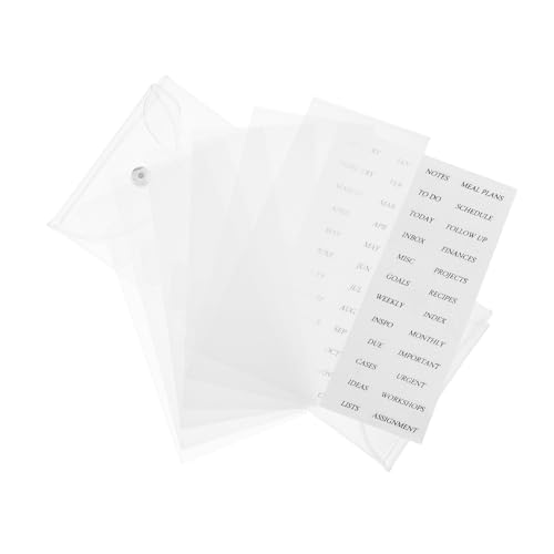 GRADENEVE 1 Set Spar Ordner Teiler, Budget Ordner Teil, Bargeldtasche Für Budget Ordner, Bargeldtaschen Für Budget Ordner, Geld Ordner Taschen, Pvc Geldtasche, Budget Ordner Innentasche, von GRADENEVE