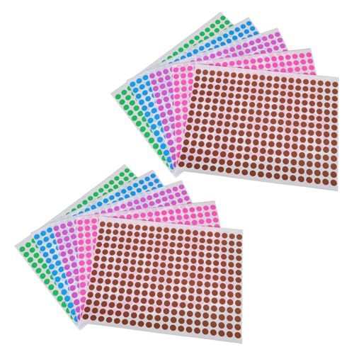 GRADENEVE 10 Blatt Punktetikettenaufkleber Kreisetikettenaufkleber Umschläge Verschlussetiketten Siegeletiketten Aufkleber Runde Etikettenaufkleber Punktaufkleber Klebepunktetikett GRADENEVE 10 Blatt Punktetikettenaufkleber Kreisetikettenaufkleber Umschläge Verschlussetiketten Siegeletiketten Aufkleber Runde Etikettenaufkleber Punktaufkleber Klebepunktetikett von GRADENEVE