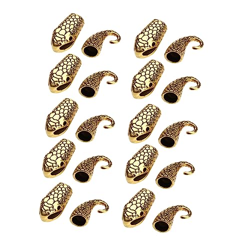 GRADENEVE 10paare Schlangen Kopf Und Schmuckverschluss Aus Legierung Für Armband Halskettenherstellung Langlebige Toggle Verschlüsse Für Diy Schmuck von GRADENEVE