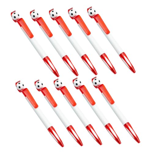 GRADENEVE 10 Stück Fußball Kugelschreiber, Fußball Geschenktüte, Büro Kugelschreiber, Fußball Party, Stifte Für Studenten, Zeichenstifte Fürs Büro, Handschriftstifte, Kreativstifte, von GRADENEVE