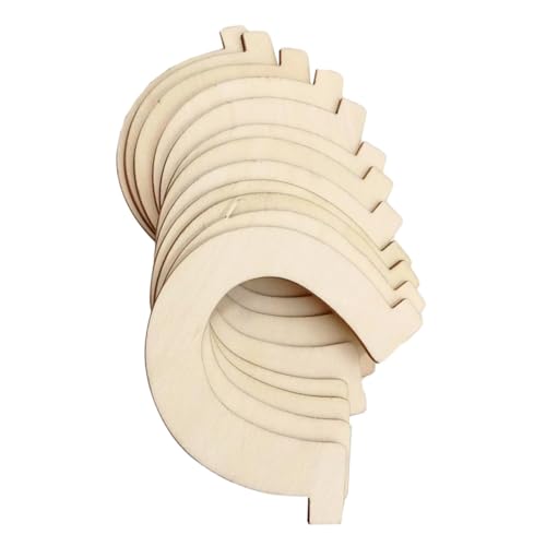GRADENEVE 10 Stück Leere Holzspäne, Hufeisenform, Holzspäne, Hufeisenförmige Holzscheiben, Malspielzeug Für Kinder, Handgefertigte Graffiti Chips, Kinder Graffiti Spielzeug, Graffiti GRADENEVE 10 Stück Leere Holzspäne, Hufeisenform, Holzspäne, Hufeisenförmige Holzscheiben, Malspielzeug Für Kinder, Handgefertigte Graffiti Chips, Kinder Graffiti Spielzeug, Graffiti von GRADENEVE