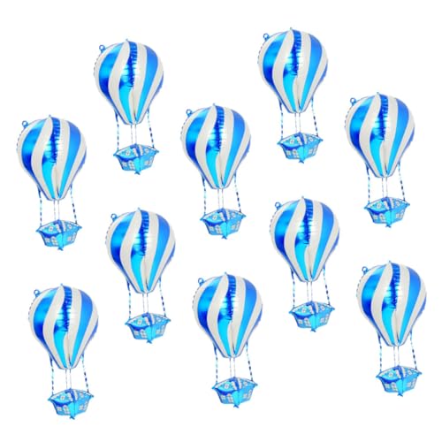 GRADENEVE 10 Stück Teiliges Heißluftballon aus Aluminiumfolie Lebendige Farben Faderesistent Realistische Tiefenwirkung Party für Geburtstage Babypartys Hochzeiten und Festlichkeiten GRADENEVE 10 Stück Teiliges Heißluftballon aus Aluminiumfolie Lebendige Farben Faderesistent Realistische Tiefenwirkung Party für Geburtstage Babypartys Hochzeiten und Festlichkeiten von GRADENEVE