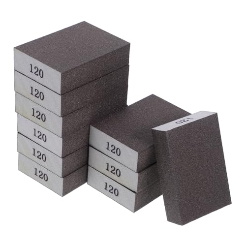 GRADENEVE 10 Stück Teiliges Körnung Schleifschwamm Doppelseitig Flexibler Schwamm mit Hoher Dichte für Holz Trockenbau Metall und Möbelpolitur Wiederverwendbar und Waschbar Präzise GRADENEVE 10 Stück Teiliges Körnung Schleifschwamm Doppelseitig Flexibler Schwamm mit Hoher Dichte für Holz Trockenbau Metall und Möbelpolitur Wiederverwendbar und Waschbar Präzise von GRADENEVE