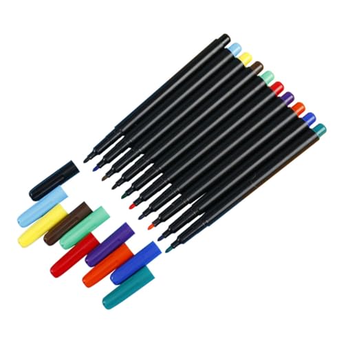 GRADENEVE 10 Stück Teiliges Malstift Schwebende Wasserfarben Marker Kreative Whiteboard Stifte Wasserlöslich Glatte Tinte für Schule und Ferienzeit von GRADENEVE