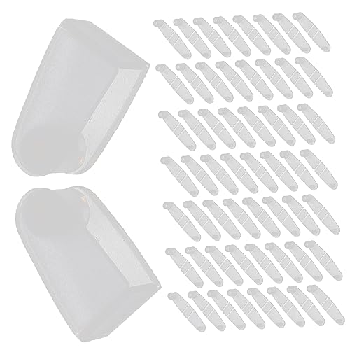 GRADENEVE 100 Stück Kunststoff Schlüsselanhänger Clips Flexibel Faltbar Schnappverschluss Key Ring Connect Clip Transparent Vielseitig für DIY Zubehör und Kleine Gegenstände GRADENEVE 100 Stück Kunststoff Schlüsselanhänger Clips Flexibel Faltbar Schnappverschluss Key Ring Connect Clip Transparent Vielseitig für DIY Zubehör und Kleine Gegenstände von GRADENEVE