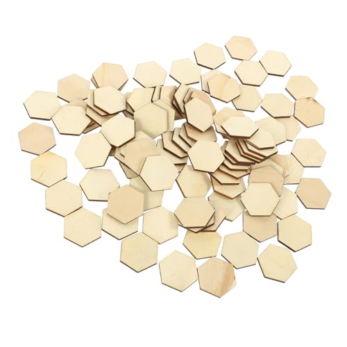 GRADENEVE 100 Stück Sechseckige Holzscheiben Unbemalt Glatte Oberfläche DIY Holzteile zum Bemalen Basteln Dekoration Umweltfreundliche Holzplättchen für Handwerksprojekte GRADENEVE 100 Stück Sechseckige Holzscheiben Unbemalt Glatte Oberfläche DIY Holzteile zum Bemalen Basteln Dekoration Umweltfreundliche Holzplättchen für Handwerksprojekte von GRADENEVE